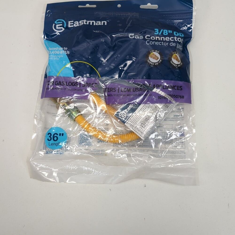Eastman‎ 3/8" OD Gas Connector 36" Length 5137072 10YE505036B
